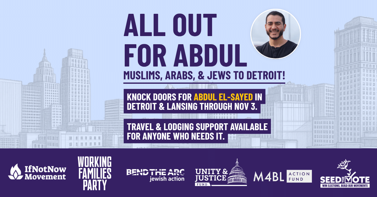 All Out for Abdul: Jewish, Muslim, and Arab Communities Knock Doors in Michigan